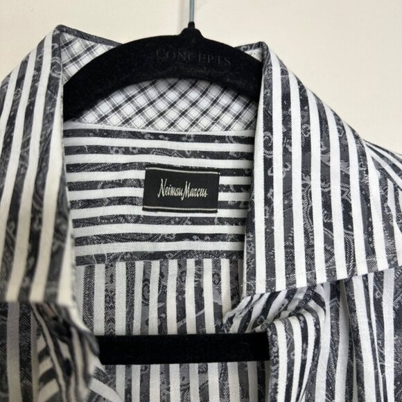 Neiman Marcus Lot Bundle 100% Cotton Button Down Shirt  Size L Made in India - Picture 13 of 16